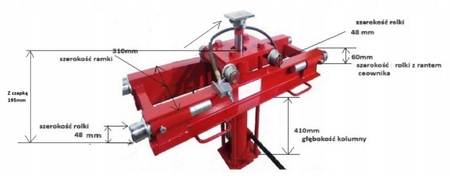 TELT Podnośnik kanałowy hydrauliczno-pneumatyczny + przystawka do skrzyń biegów z adapterem (udźwig: 12 T) 28383022